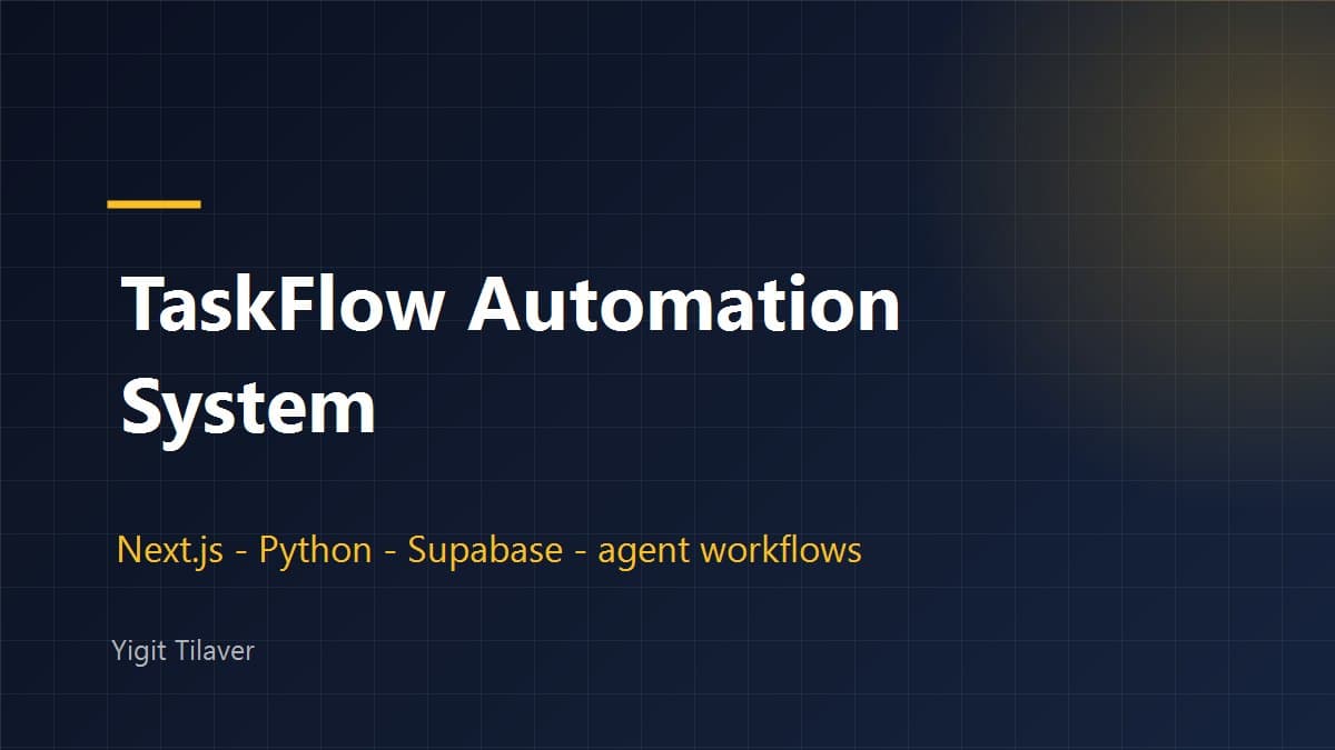 TaskFlow Automation System