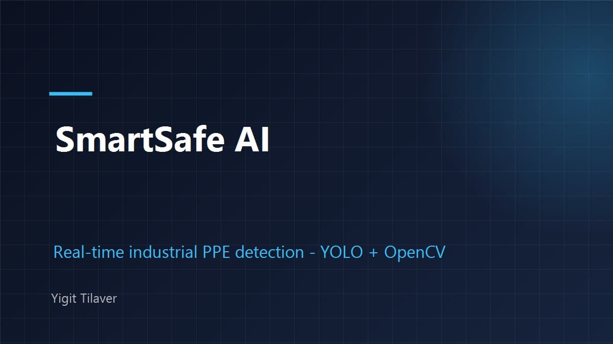 SmartSafe AI — Enterprise PPE Detection